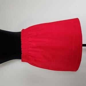 Fuschia Skirt With Pockets